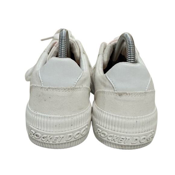 Rocket Dog White Lace Up Comfort Casual Sneakers Women's Shoes  Size 8.5 - Picture 6 of 8